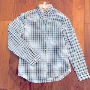 Express long sleeve plaid button down